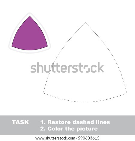 curvilinear triangle dot dot