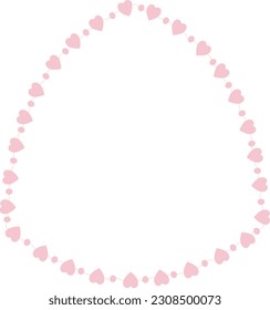 Curvilinear Triangle frames Curvilinear Triangle Shape Flower border floral vector cute pink pastel decoration love romantic photo frame design background wedding anniversary birthday valentine 