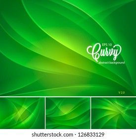 Curvy abstract background
