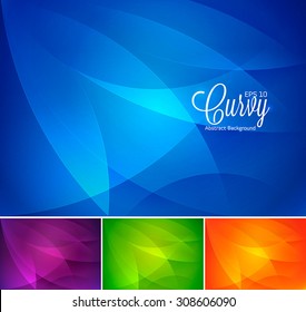 Curvy Abstract Background