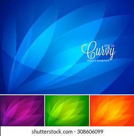 Curvy abstract background