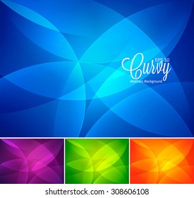 Curvy abstract background