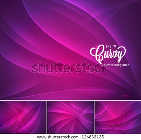 Curvy abstract background