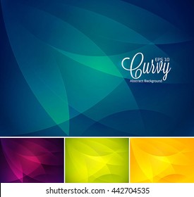 Curvy abstract background. Vector abstract background series, suitable for design element and web background