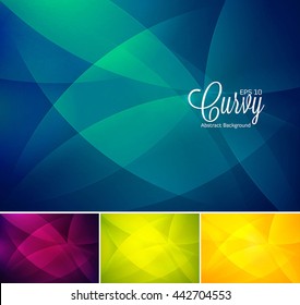 Curvy abstract background. Vector abstract background series, suitable for design element and web background