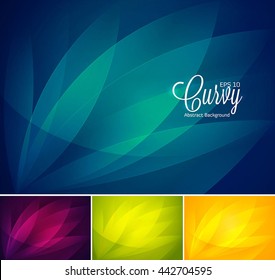 Curvy abstract background. Vector abstract background series, suitable for design element and web background