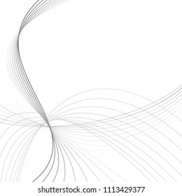 curvy abstract line wave graphic gray background