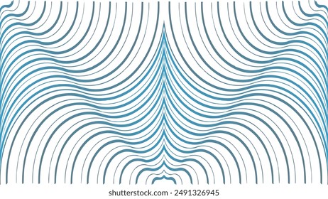 Curvy blue lines abstract background tetxure