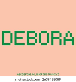 Curvy elegant feminine decorative alphabet display font vector