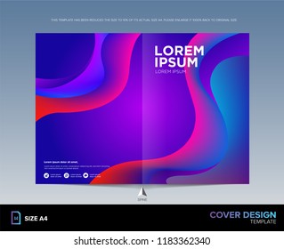 Curvy Gradient Cover Design