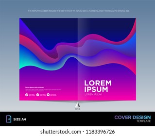 Curvy Gradient Cover Design