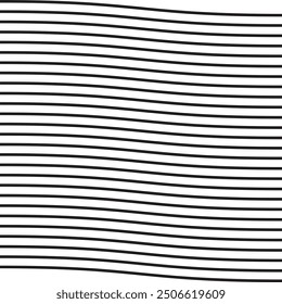 Curvy lines collection. Seamless pattern. Horizontal wave lines isolated icons set. Zig zag wiggly lines. Set of curvy wiggly wavy zig zag horizontal lines set. Vector graphic.