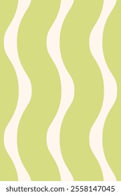 Curvy pattern background white green 