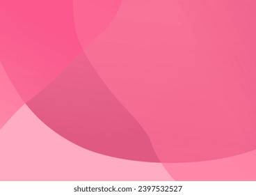 Curvy pink gradient shapes background