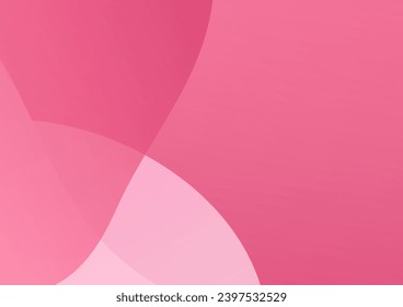 Curvy pink gradient shapes background