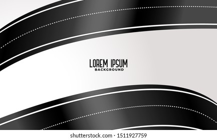Curvy Random lines pattern background 