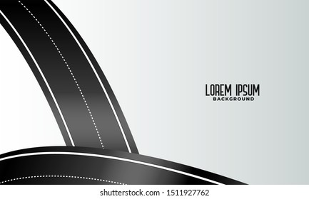 Curvy Random lines pattern background 