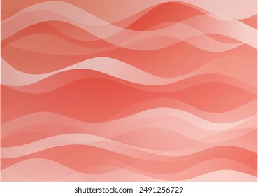 Curvy red wave image background