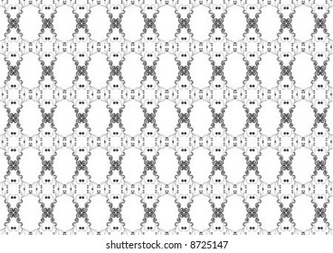 Curvy wallpaper pattern in black color