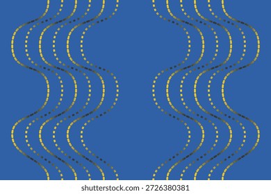 Kurviger und welliger Hintergrund, Modernes Vektorgrafik-Design, Wellenblauer Hintergrund, Zigzag bunter Hintergrund, Wellenhintergrund