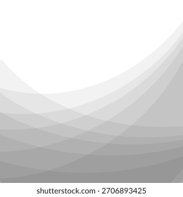 fundo abstrato do gradiente branco curvo
