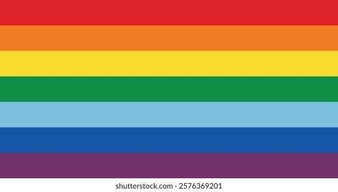 Cusco Rainbow Flag (LGBTQ) (1978 - 2021) High Quality Illustration