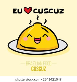 Cuscuz - cuscus coscos couscous - comida brasileña - comida nordeste