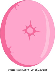 Elemento de vector alfabético de letra de colchón