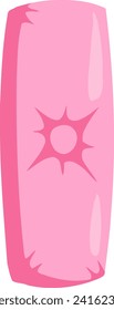 Elemento de vector alfabético de letra de colchón