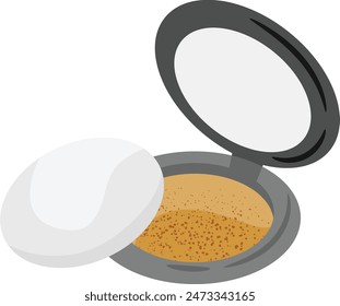 Kissen Make-up Pinsel und Schwamm