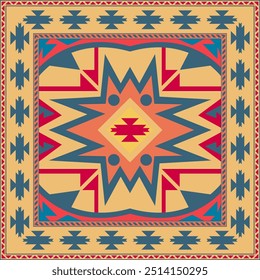 Cushion pattern Geometric Boho Crochet Rug Pattern