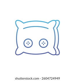 Cushion vector icon stock illustration