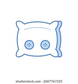 Cushion vector icon stock illustration
