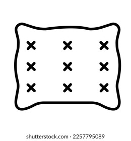 Icono del vector del cojín que puede modificar o editar fácilmente

