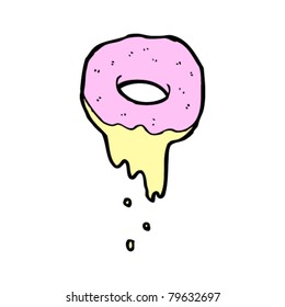 custard doughnut cartoon