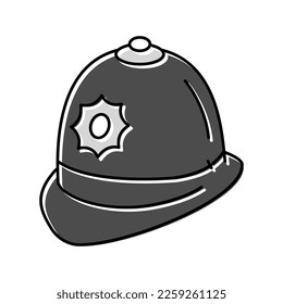 custodian hat cap color icon vector. custodian hat cap sign. isolated symbol illustration