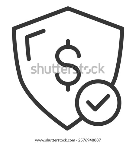Custody Icon Lineal Style Vector Illustration