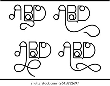 Custom ABD Lettering Logo | Overlapped A and BD Emblem for Brands, ABD Lettering Monogram
