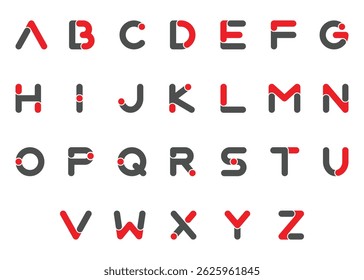 conjunto de logotipo alfabético personalizado ou pacote de logotipo tipográfico inicial do vetor