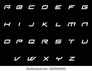 custom alphabetical letter logo set or vector initial typographic logo bundle