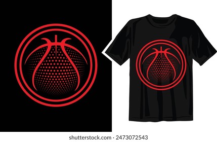 Diseño personalizado de la camiseta del Vector del baloncesto