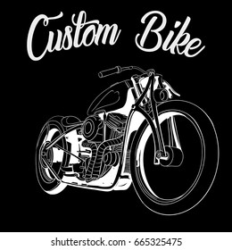 Custom bike vector