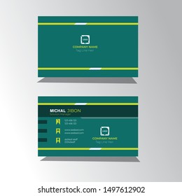 custom business cards vector template 