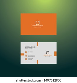 custom business cards vector template 