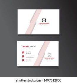 custom business cards vector template 