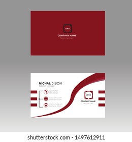 custom business cards vector template 