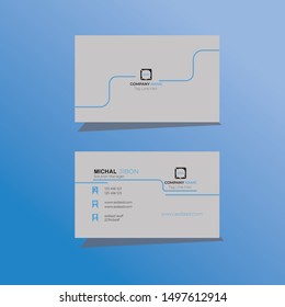 custom business cards vector template 