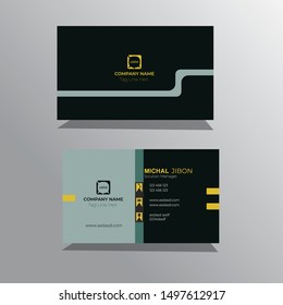 custom business cards vector template 