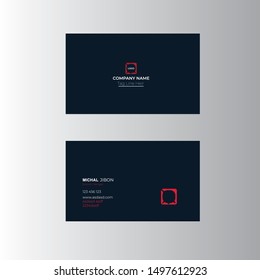 custom business cards vector template 