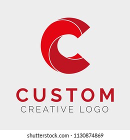 Custom C logo